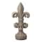 Glitzhome® 27" Standing Fleur-de-Lis Garden Statue